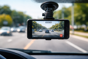 Si të kthesh telefonin e vjetër në një kamer makine  falas