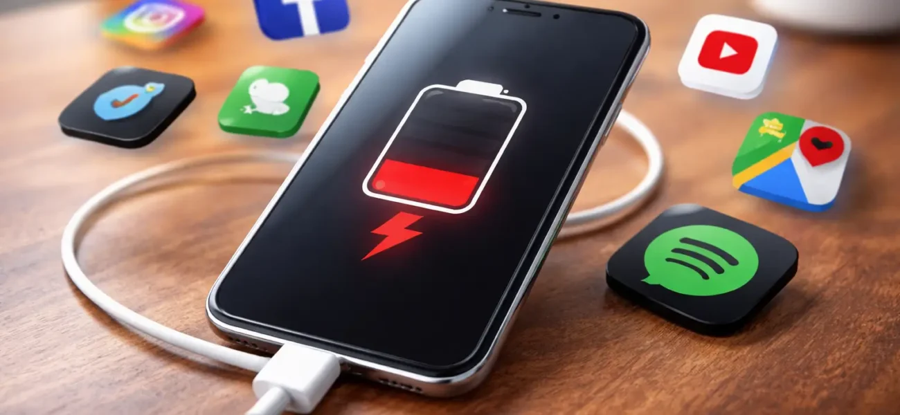 aplikacionet që harxhojnë më shumë bateri