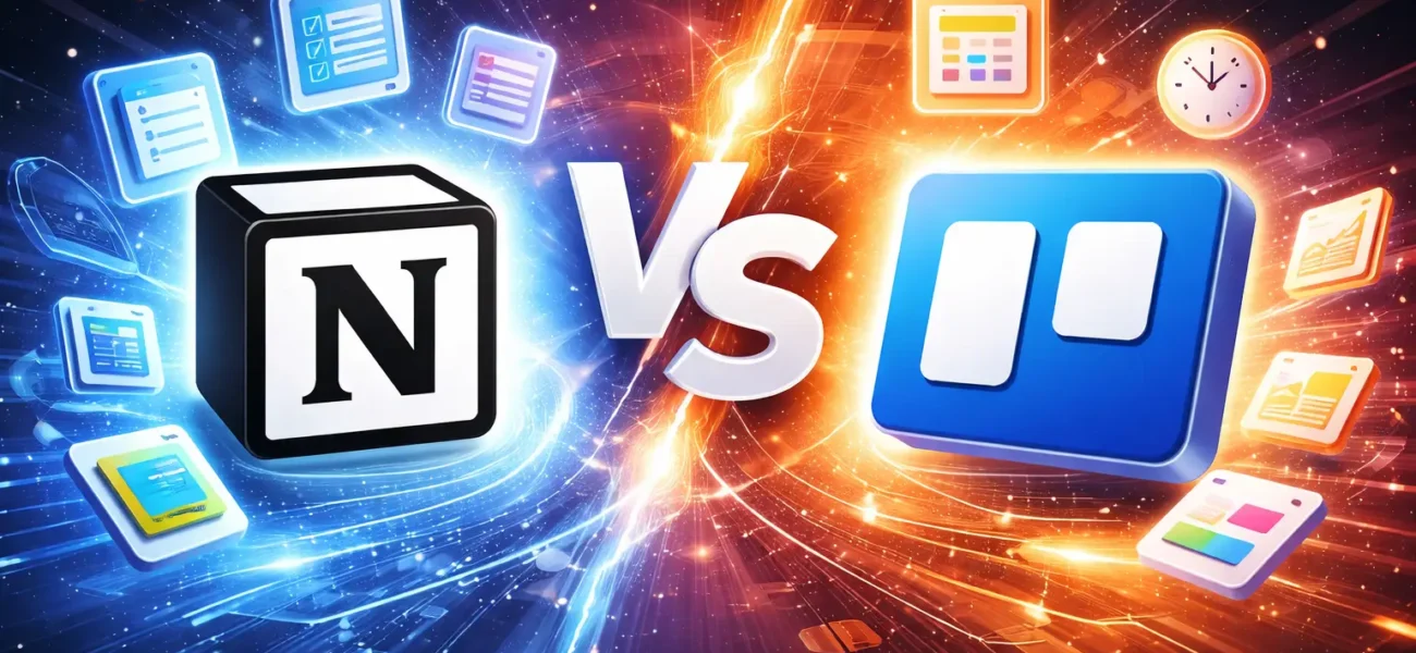 Notion vs Trello per produktivitet