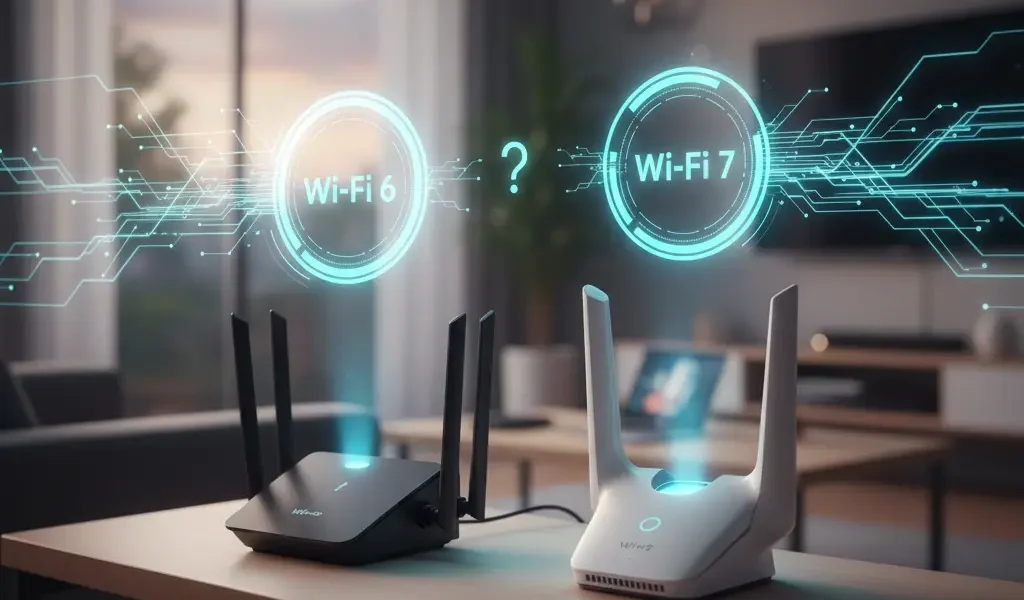 WiFi 6 dhe WiFi 7 upgrade router