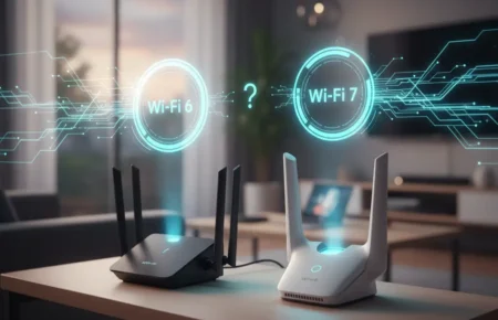 WiFi 6 dhe WiFi 7 upgrade router