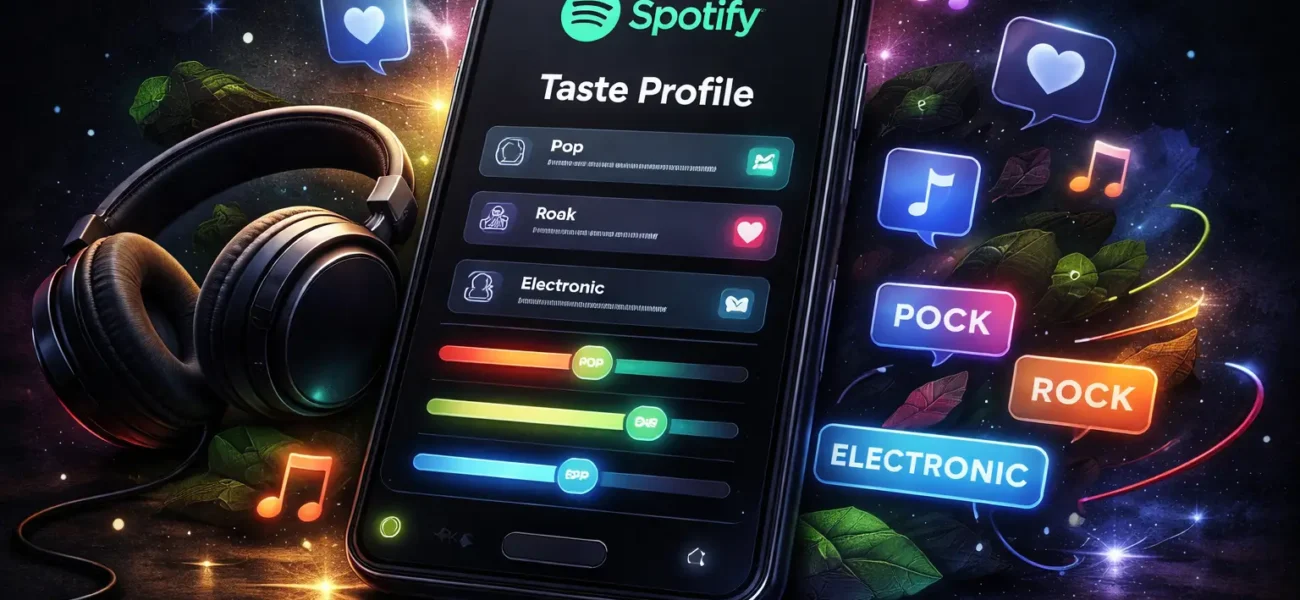 Spotify Taste Profile rekomandime muzike