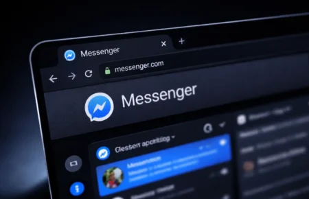 Meta mbyll Messenger web