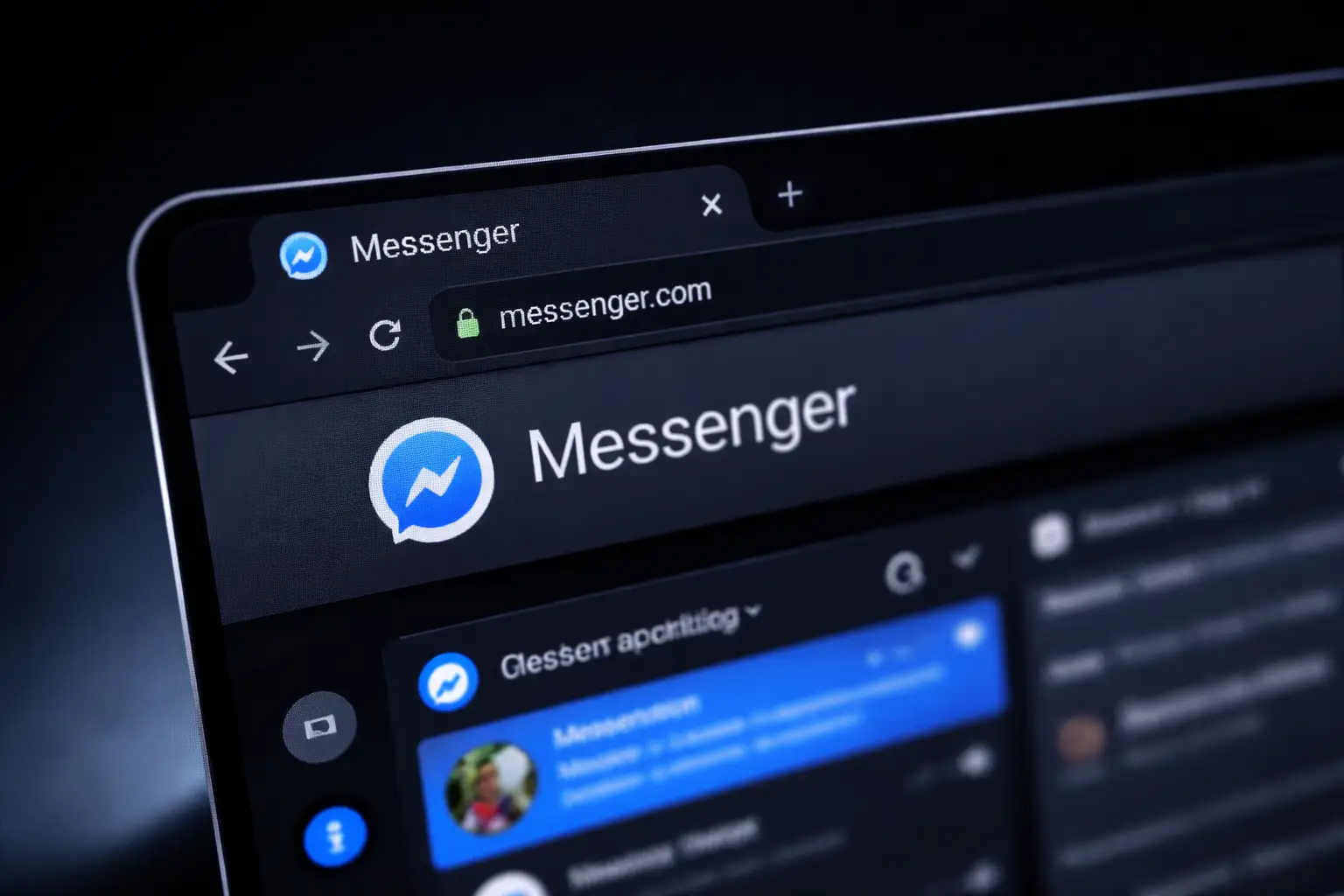 Meta mbyll Messenger web