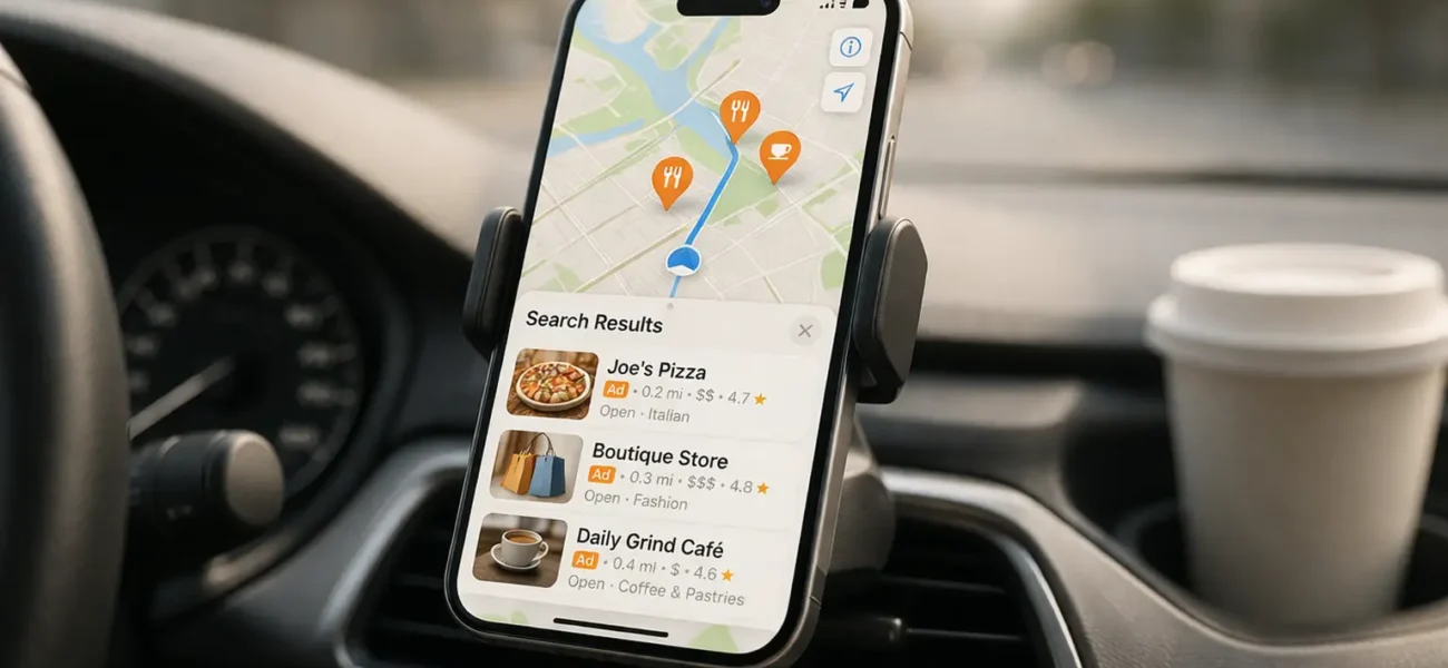 reklamat ne Apple Maps