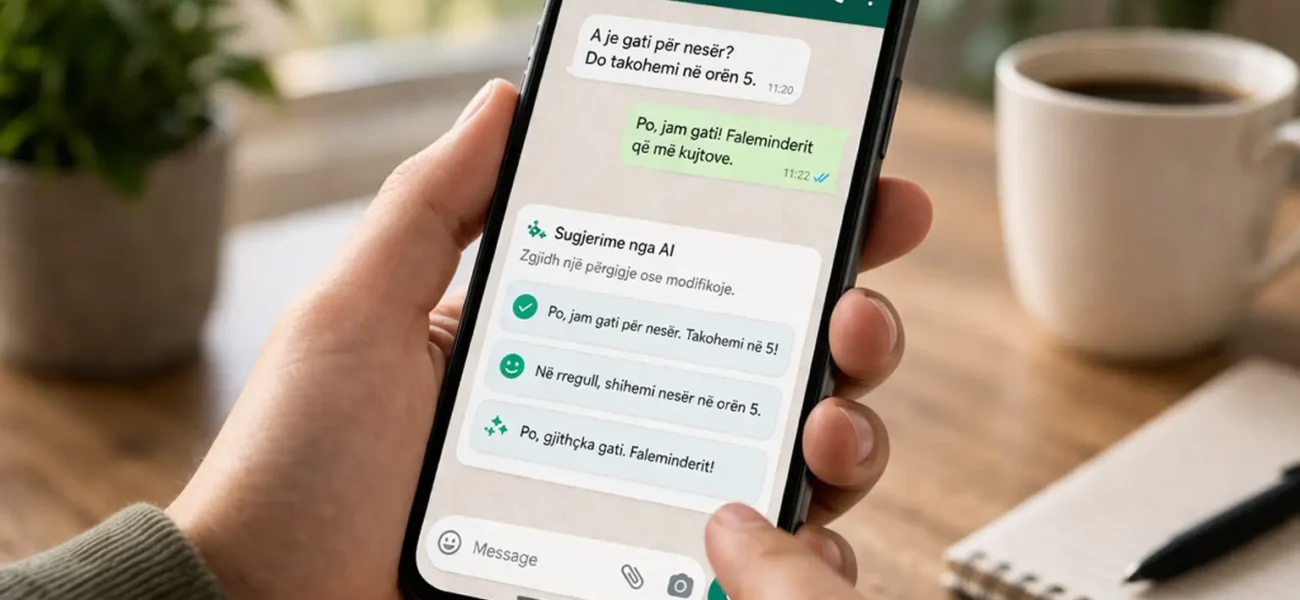WhatsApp pergjigje automatike me AI