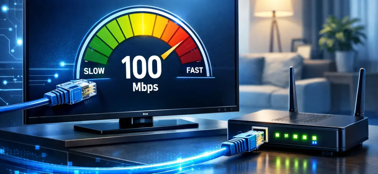 Porta Ethernet e televizorit tuaj ndoshta është më e ngadaltë nga sa do të dëshironit: 3 mënyra për ta kontrolluar
