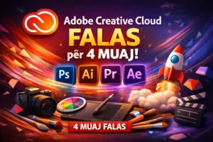 Si të marrësh Adobe Creative Cloud falas për 4 muaj — hap pas hapi