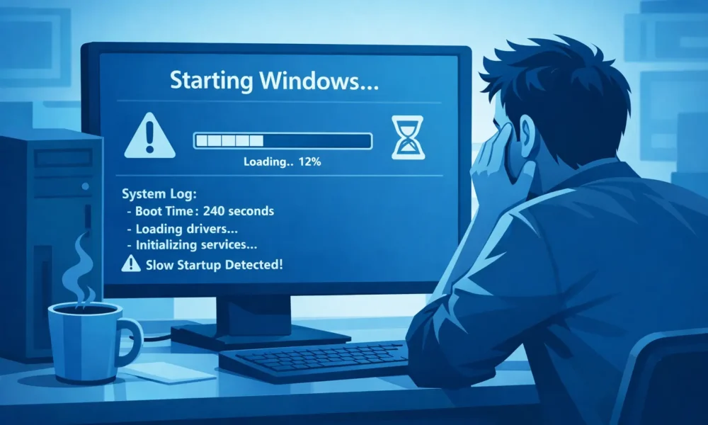 Si të zbuloni pse kompjuteri juaj ndizet ngadalë