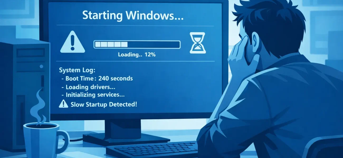 Si të zbuloni pse kompjuteri juaj ndizet ngadalë